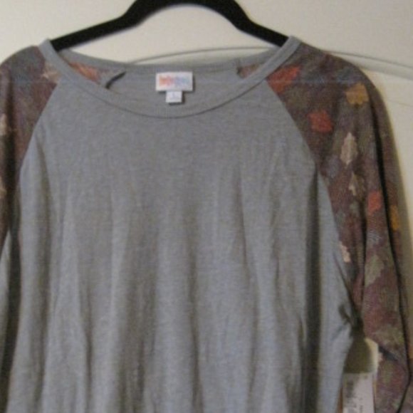 Lularoe Multicolored Leaves Randy Tee - Picture 1 of 5